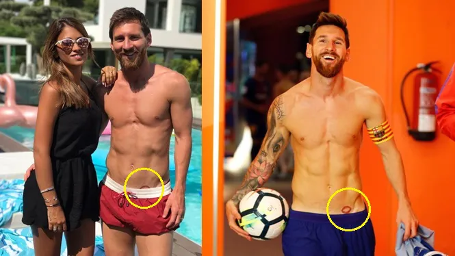 hình xăm của Messi về vợ