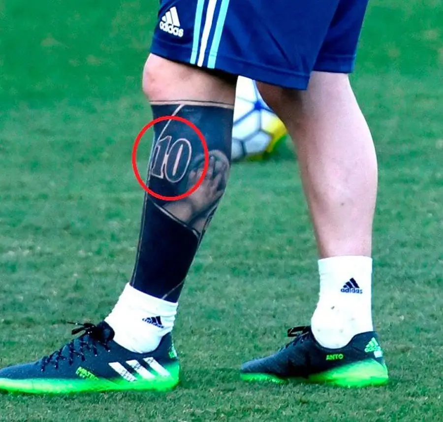 hình xăm của Messi