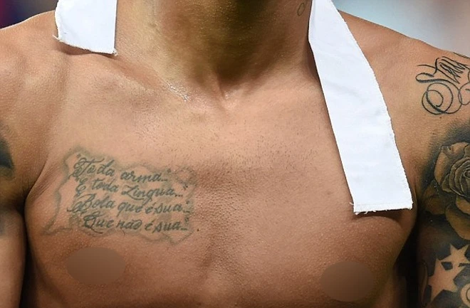 hình xăm của Neymar