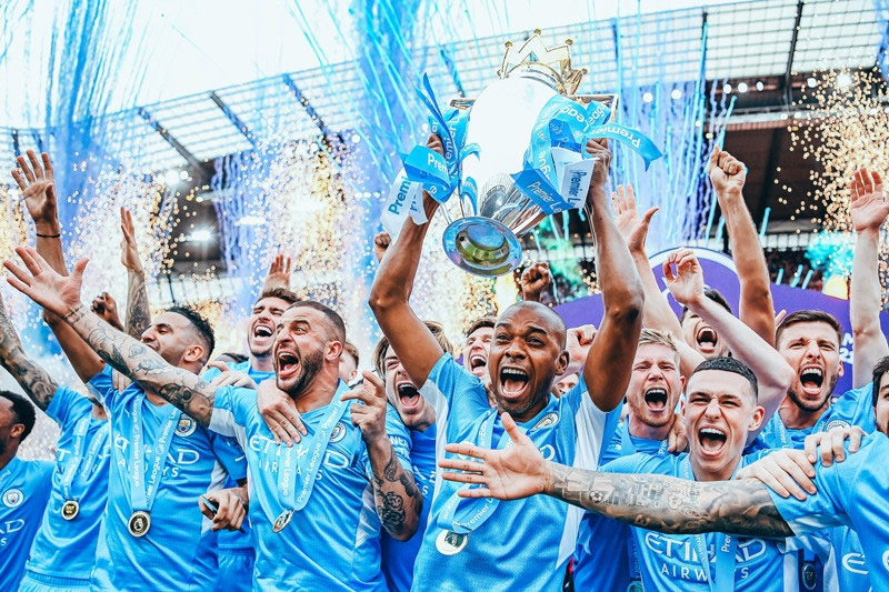 Man City vô địch 2 mùa Ngoại Hạng Anh liên tiếp (2017/18 - 2018/19)