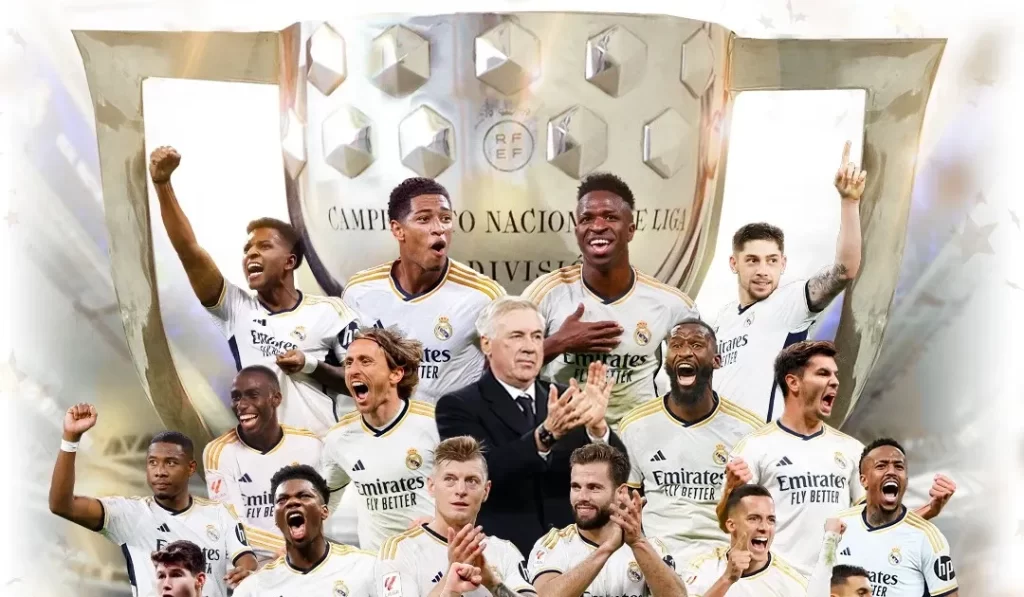 Real Madrid vô địch La Liga mùa giải 2023/24