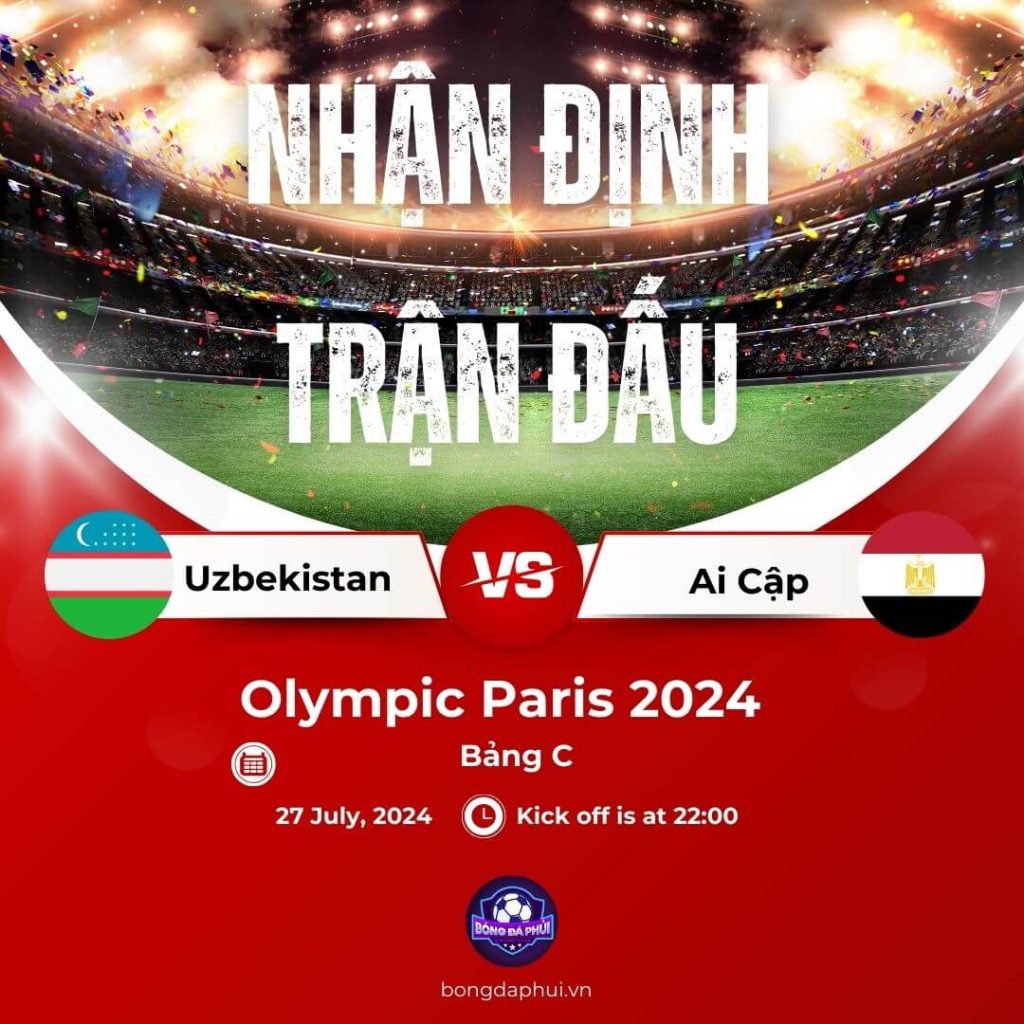 Nhận định Uzbekistan vs Ai Cập