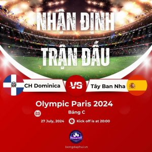 Nhận định Tây Ban Nha vs Dominica Olympic Paris 2024