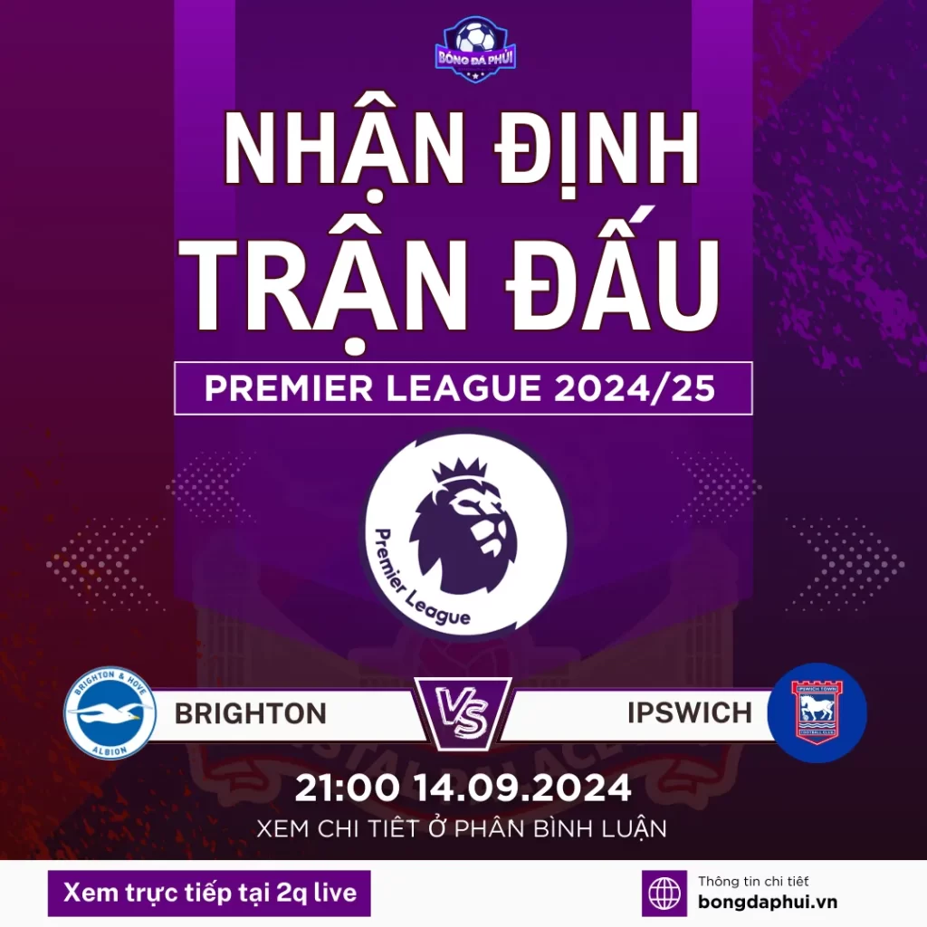 Nhận định Brighton vs Ipswich