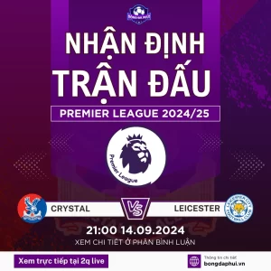 Nhận định Crystal Palace vs Leicester