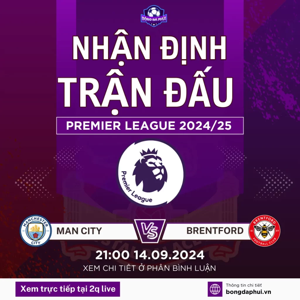 Nhận định Man City vs Brentford