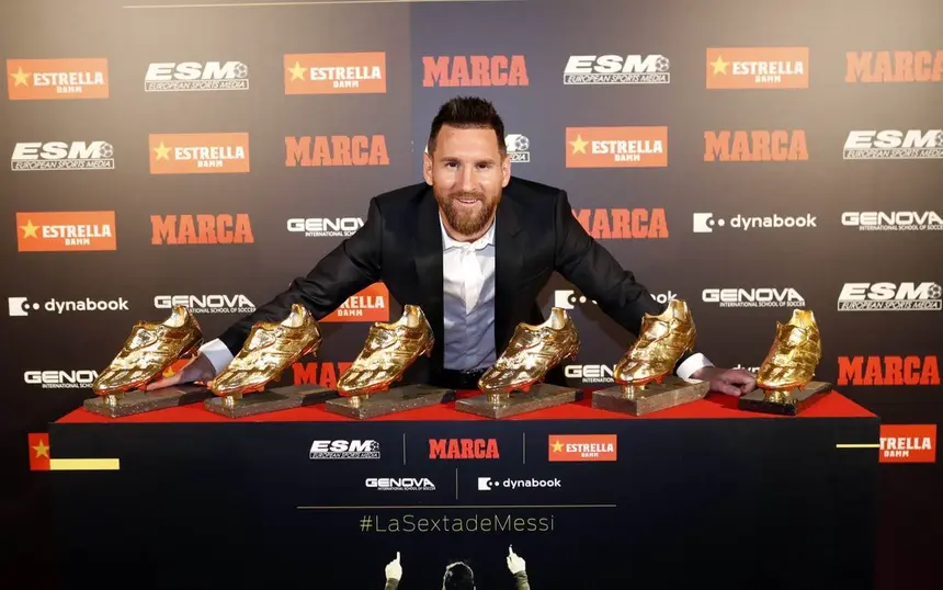 messi có bao nhiêu chiếc giày vàng