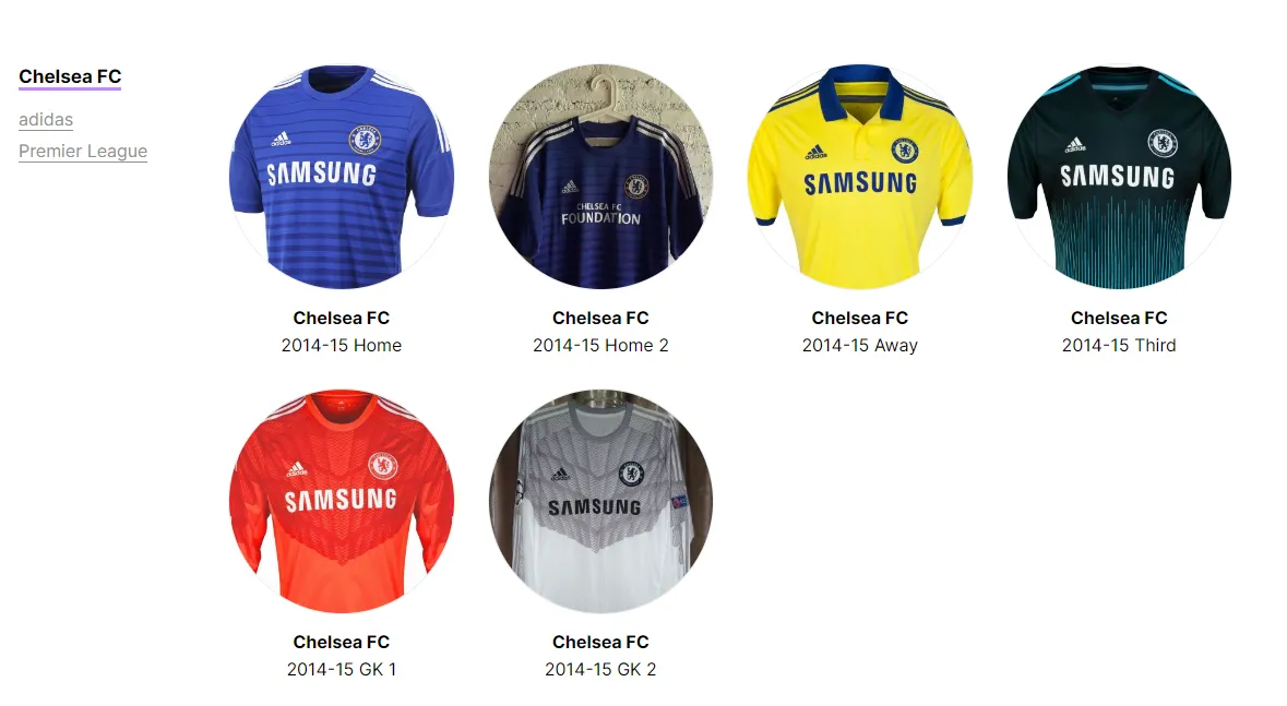 Áo đấu Chelsea mùa giải 2014/25