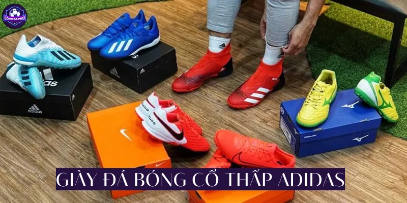 Giày Đá Bóng Cổ Thấp Adidas