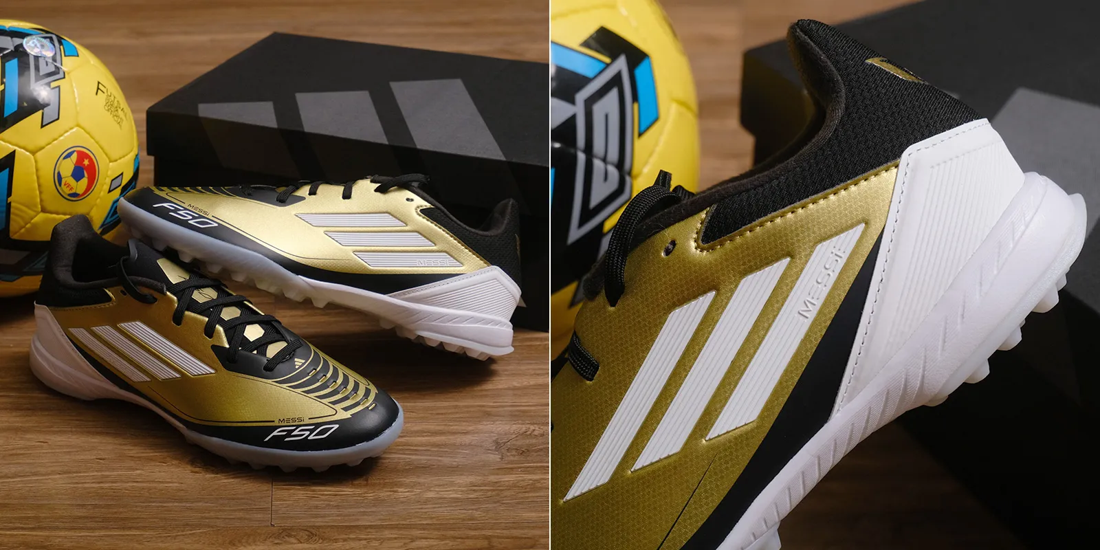 adidas F50 Messi League TF “Triunfo Dorado”