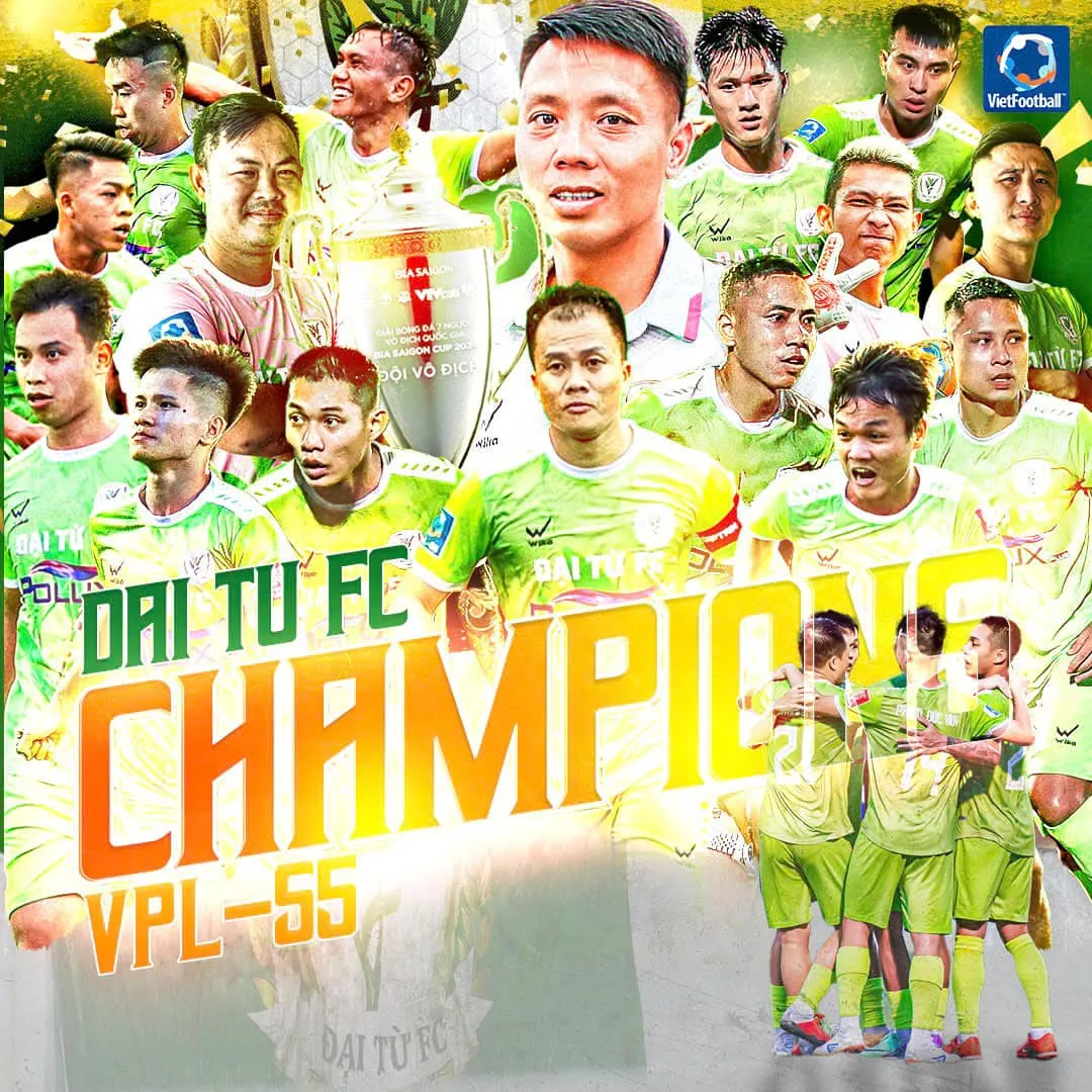 Đại Từ FC là nhà vô địch VPL-S5.